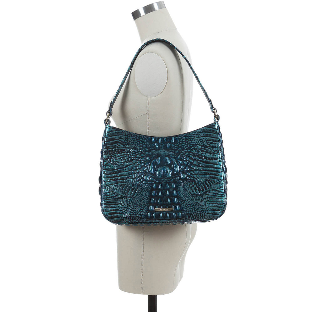 Brahmin Verdigris Noelle Melbourne Handbag NWT - Picture 2 of 8